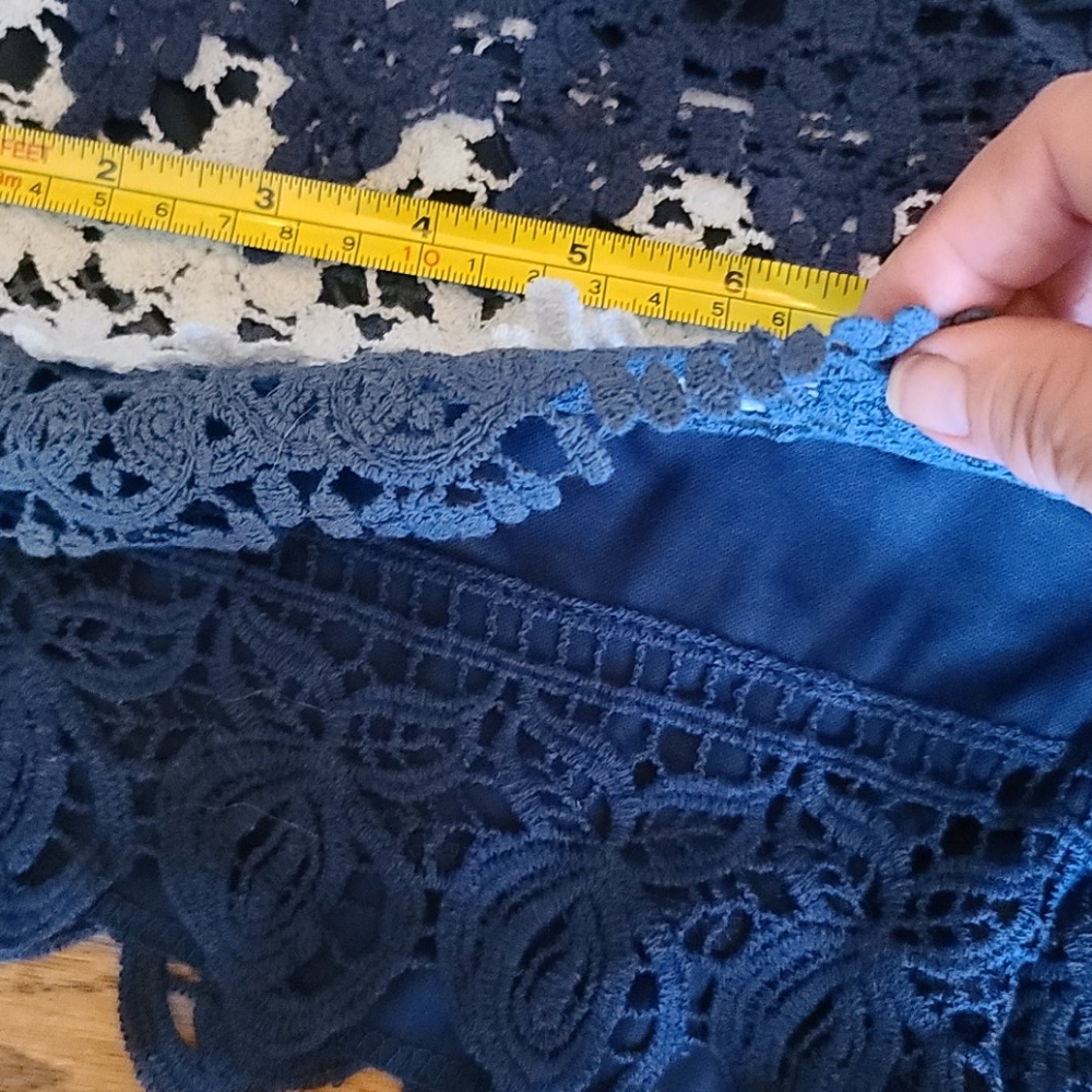 S/CH (3-5) DARK BLUE TO LIGHT BLUE SHORTS LACY - Picture 6 of 8